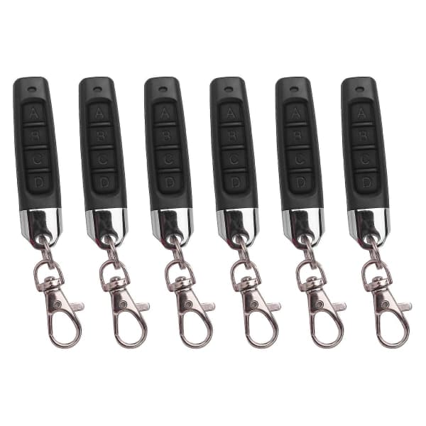 [RM]6x 433mhz Remote Control Garage Door Opener Remote Control Duplicator Cloning Code Car K (FMY)