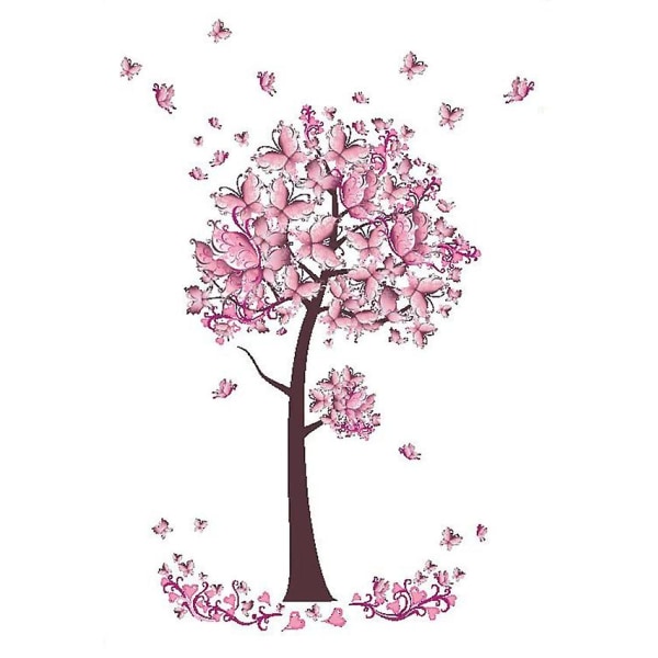 Väggdekor Combo Pink Tree Plus Fairies Office Heminredning
