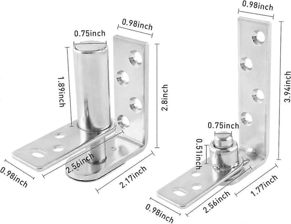 [RM]Café Door Hinge Swing Door Hardware Saloon Door Hinge for Swing Door Gravity Hinge