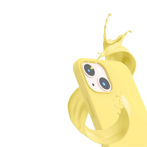 iPhone 14 Silikonskal Rvelon - Gul Yellow Gul