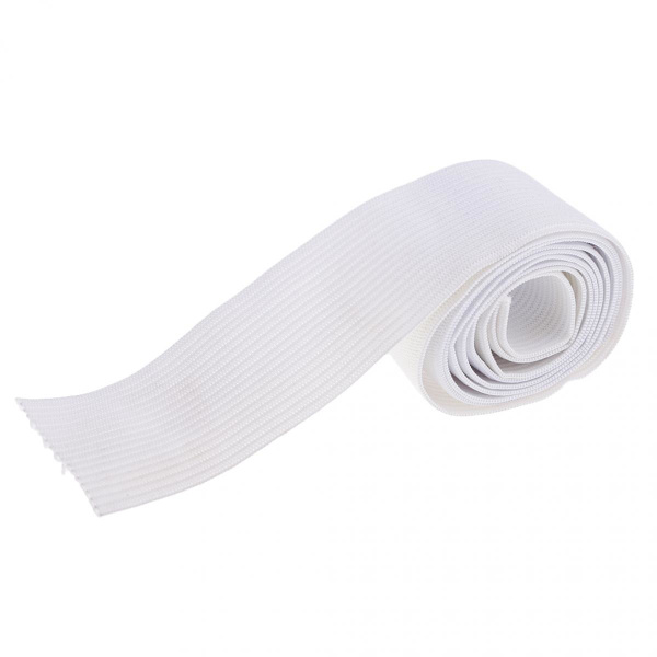 Meter 30mm Elastisk Spandex Satinband Hårband Tillbehör Vit