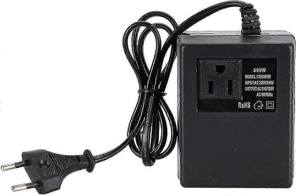 300W spændingsomformer med EU-stik, 220V til 110V transformer
