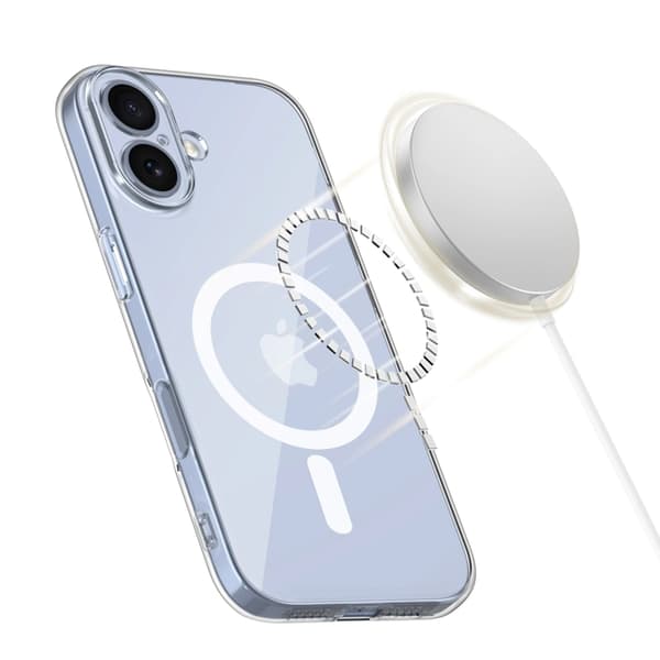 [RM]Tech-Protect Mobilskal til iPhone 17 Magsafe Flexair - Clear Transparent 50