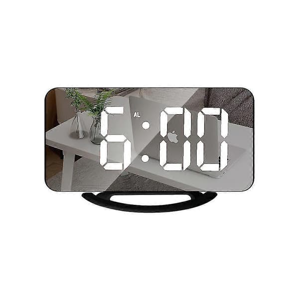 Digital väckarklocka, väckarklockor för sovrum, stor display spegel style2