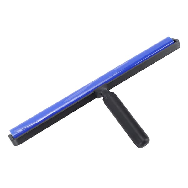 [RM] Static Roller Cleaner, Super Sticky Blue Silicone Soft Static Action Cleaner with Black Handle 16 inch