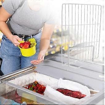 [RM] Freezer Compartment Divider Refrigerator Divider Iron Mesh Divider Shelf Divider Home Accessories