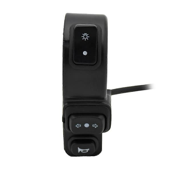 3-i-1 Lys Horn Blinklys Knappsett for Scooter Elsykkel ABS-