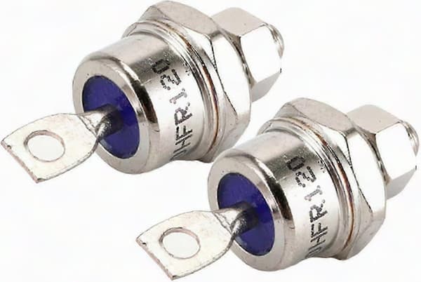 2025 Positiv Katode/Negativ Anode Diode 1200V Sett med 4 for 70HFR120 Likretter