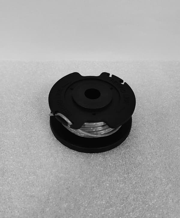 F016800569 Genopfyldning og integreret trådspole 4 m lang 1,6 mm tyk tråd til trimmere, sort, 55 * 23 mm