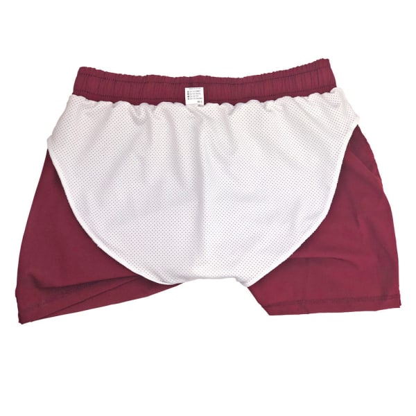 Baddräkt för män Sexiga badkläder Herr Simshorts Herrbyxor Strandshorts Burgundy S