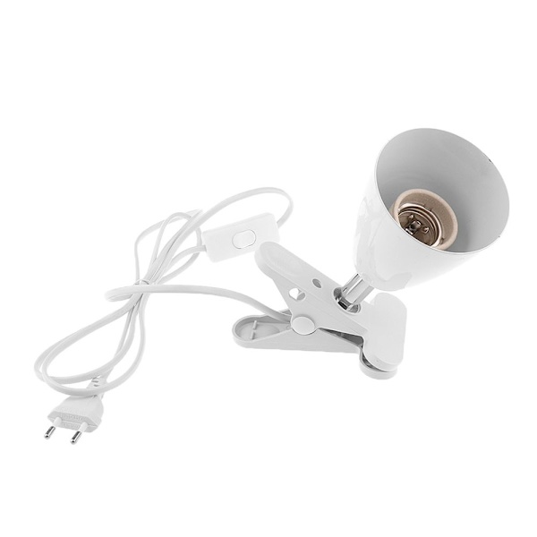 Klockformad reptil värmelampa UVB glödlampa sockel E27 EU-kontakt vit