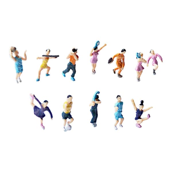 Minifigurer Spillerfigur til Sandbord Dekoration Diorama Layout 2,5 cm