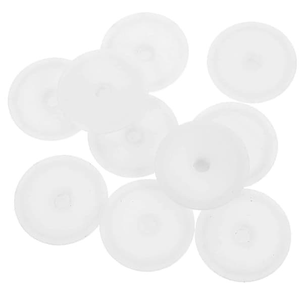 Lommefnullerfjerner Genanvendelig Fnullerfjerner Rund Form 4.00X4.00X0.80CM 10 Stk. White 4.00X4.00X0.80CM