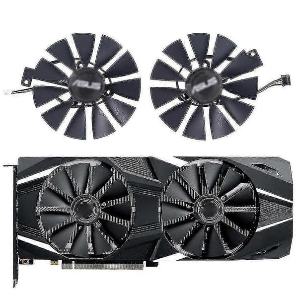 4pin Rtx 2060 2070 2080 Dual Advanced Oc Blæsere til Asus Geforce Rtx2080 Rtx2070 Gaming Kort