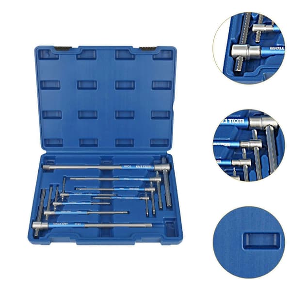 [RM]T-handle Hex Key Set Lightweight Rotating Versatile Non-slip Allen Wrench