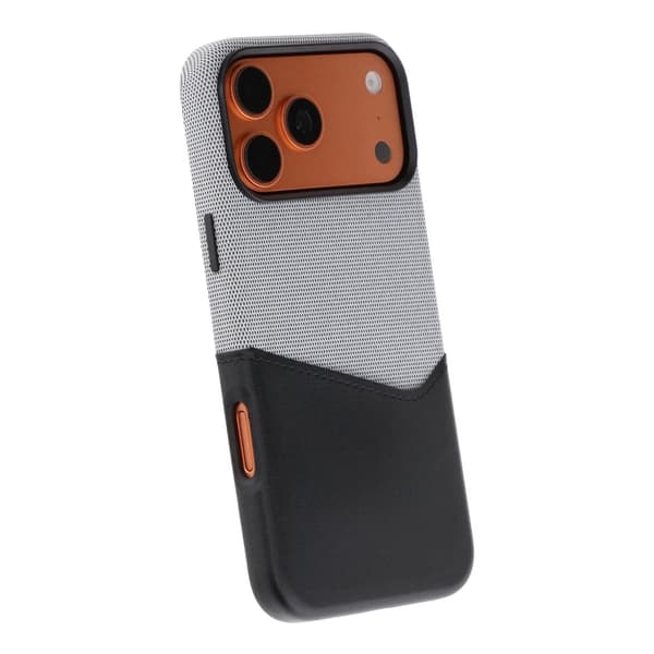 Magnetisk Mobilcover med Læder Kortholder til iPhone 17 Pro og 18 Pro - Sort PU Leather