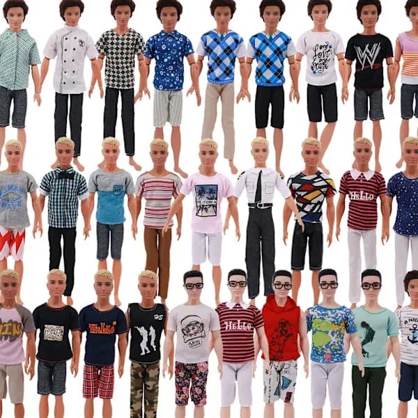 [RM]30 sæt 27-29 cm drengedukkelegetøj Barbie-tilbehør