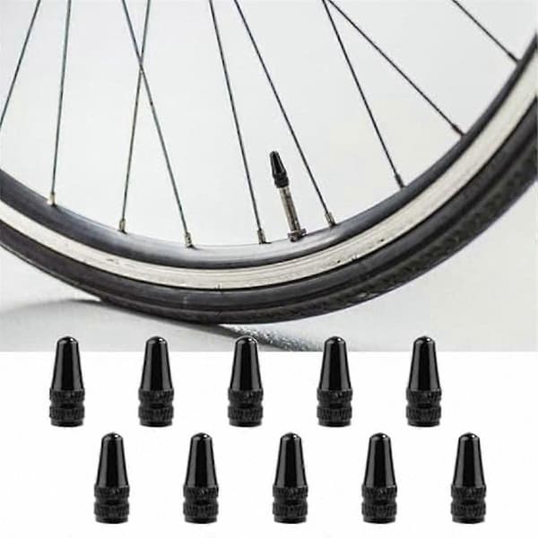 10 Presta-varaventtiilin ydintä 2 irrotustyökalulla ja 10 lisäventtiilillä