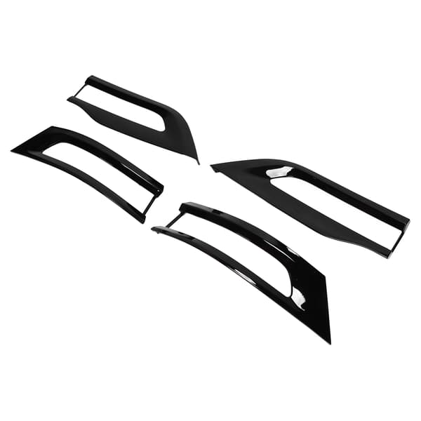 4 stk. blank sort baglygteafdækning erstatning for Jeep Grand Cherokee 2014-2020