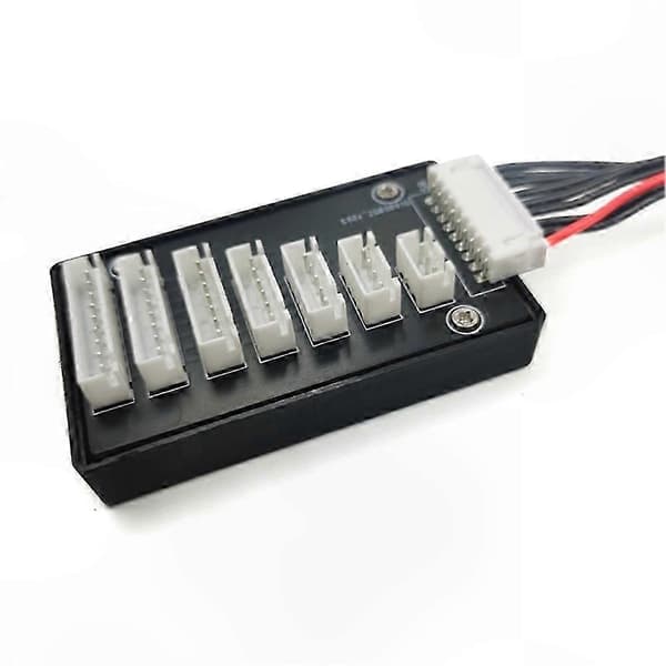 Lipo batteriopladningsadapterkort til 2-8S celler med balancefunktion og parallelopladningskapacitet Black