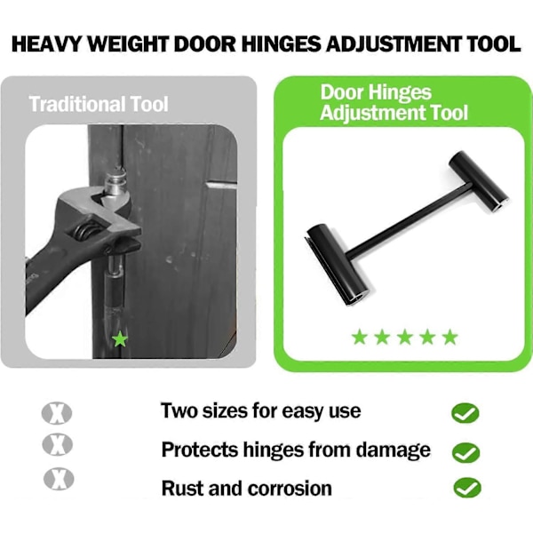 [RM] Door Hinge Adjustment Tool, Heavy Duty .134 & .180 Hinge Bending Tool, Door Hinge Tool, 2