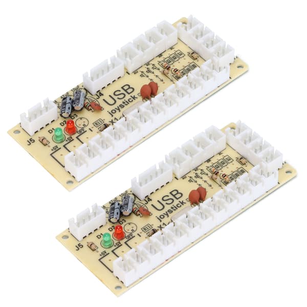 USB Encoder Zero Delay Arcade Game Controller til PC MAME Raspberry Pi Retro Dual Joystick-knap