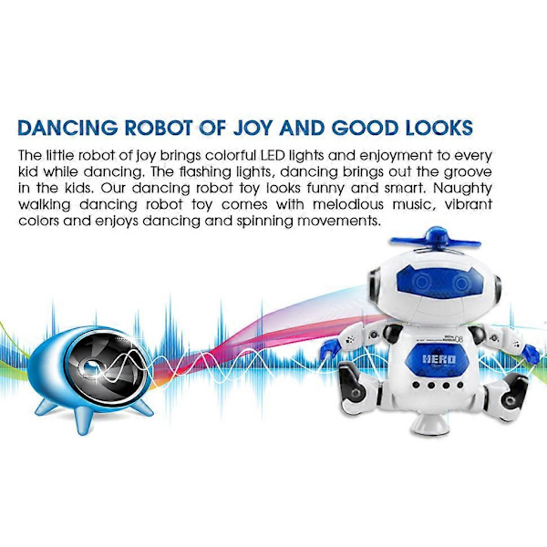 [RM]Pædagogisk programmerbar robotlegetøj, gestussensorrobotlegetøj med interaktive danse- og talefunktioner til engagerende STEM-inspireret leg