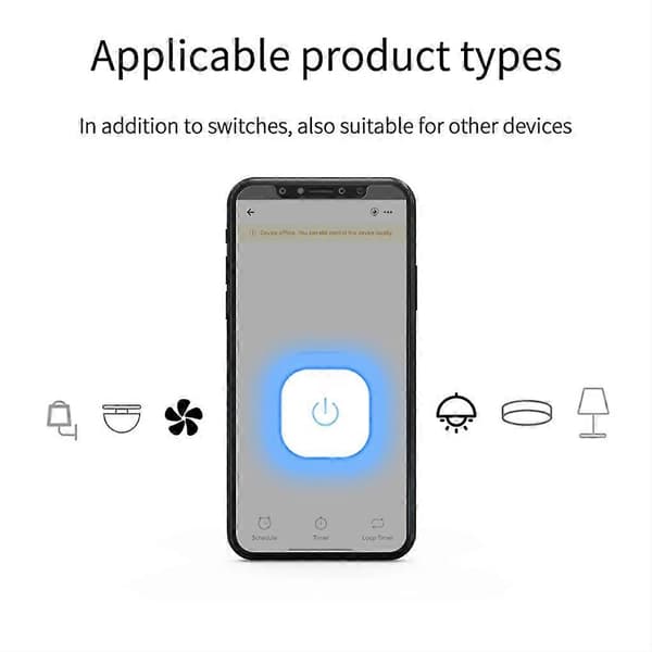 Fjernbetjening Smart Switch Badeværelse Automatisk WiFi Afbryder Controller