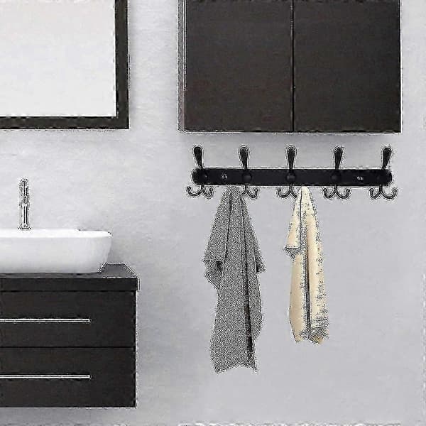 [RM]2025 Veggmontert klesstativ Lang Black