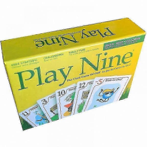 Golf kortspil på engelsk - Play Nine version