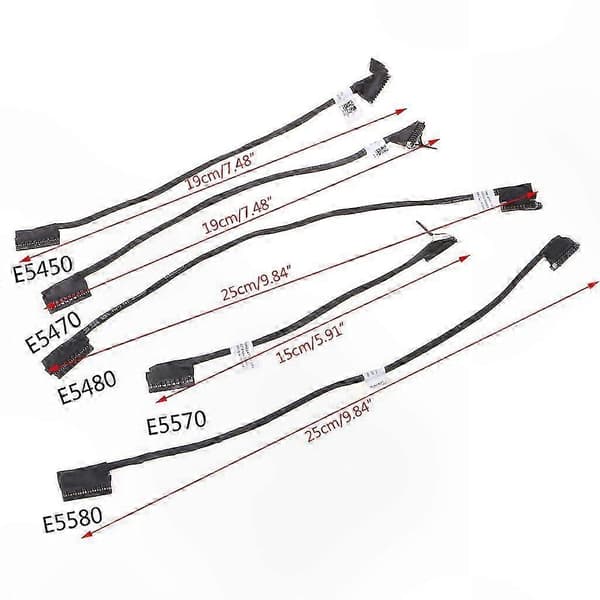 Strømkabelstik til bærbar computerbatteri, kompatibel med Dell Latitude E5450 E5470 E5480 E5570 E5580, pålidelig og nem at installere E5580 style