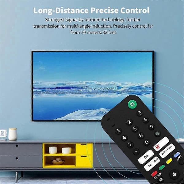 RMF-TX520P Erstatningsstemmefjernbetjening til LCD-tv'er