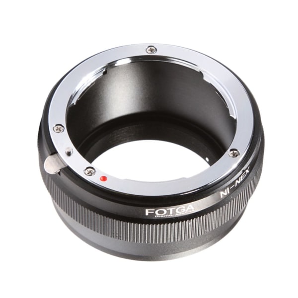 Svart AI-objektiv till F-Mount till E-Mount A7 A7R α5100 NEX-7 Objektivadapter för