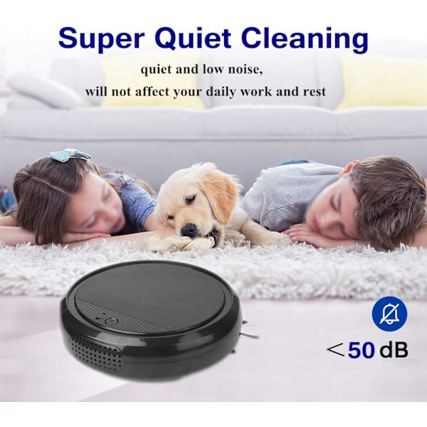[RM]Robot Vacuum Cleaner Mop, Multifunctional Intelligent Ultraviolet Light Sweeping Robot, Quiet Low No