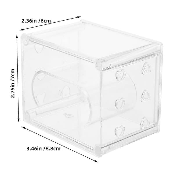 4st Klocklåda Transparent Klockpresentlåda Smyckeslåda Organizer kompatibel med Hemresor