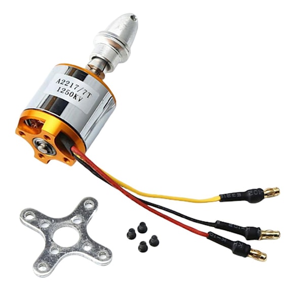 Borstlös Outrunner-motor för KV1100 4-axlig RC Flygplan Helikopter