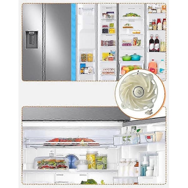 Ventilatormotor til Samsung køleskab DA31-00342A reservedel 4982090 White