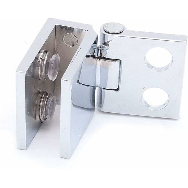[RM] Glass Door Hinge 8-pack 5mm 8mm Adjustable Single Clamp Cabinet