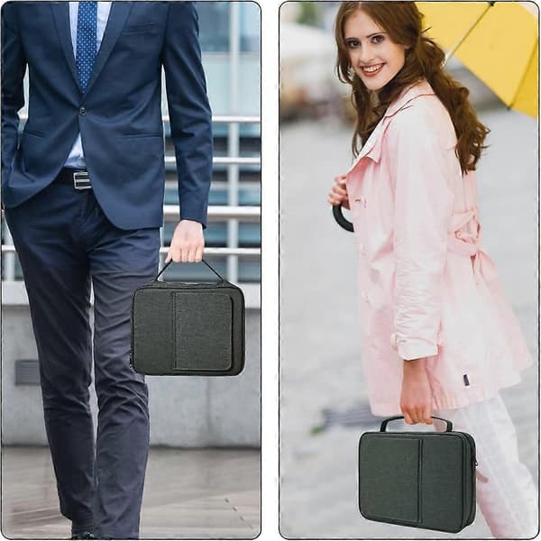 [RM]Bibeltaske Bog Organizer Tablet Elektronik Organizer Vandtæt Bogtaske Harmaa