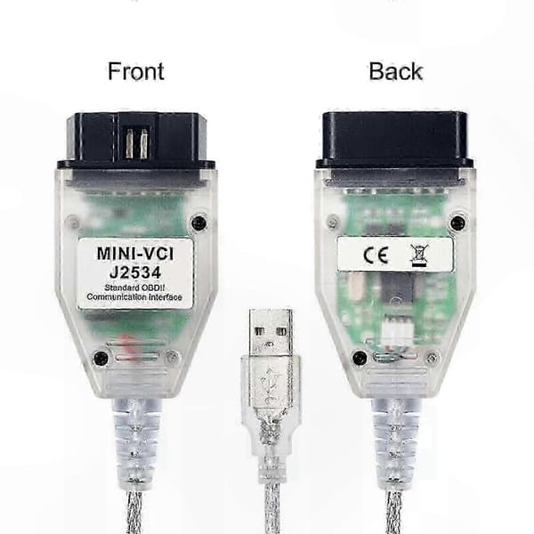 OBD2 Scanner Værktøj J2534 Diagnostisk Kabel til Techstream V18.00.008 Software 26s Adapter