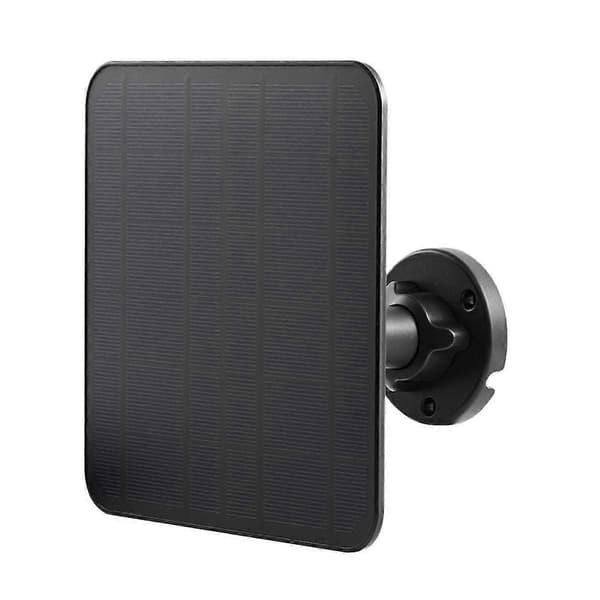 5V 5W solpanel med kabelkamera solpaneloplader 360 justerbar montering til, ring