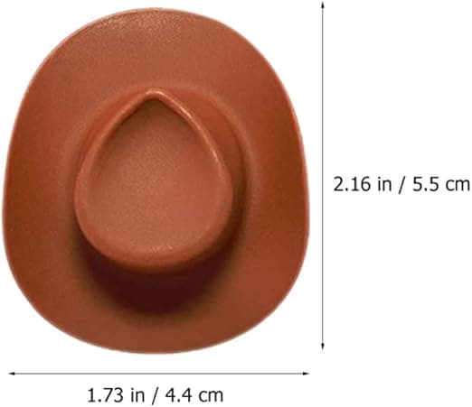 [RM]30 stk. plast Mini WESTERN COWBOY cowboyhatt Mini cowboyhatt