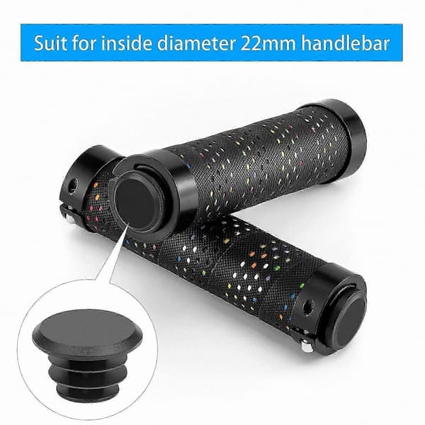 50 stk. MTB landevejscykel styr endepropper hætter Black