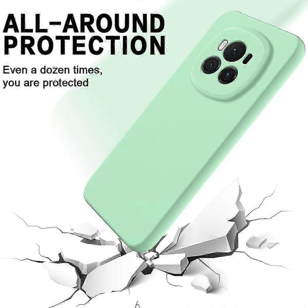 [RM] Ensfarvet flydende silikone-cover med stødabsorbering Green For Honor Magic6
