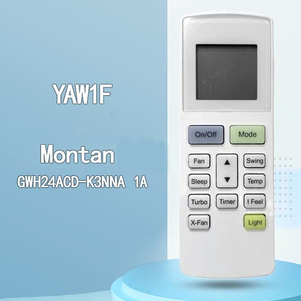 Fjärrkontroll för luftkonditionering för Montana luftkonditionering Gwh24acd-k3nna1a