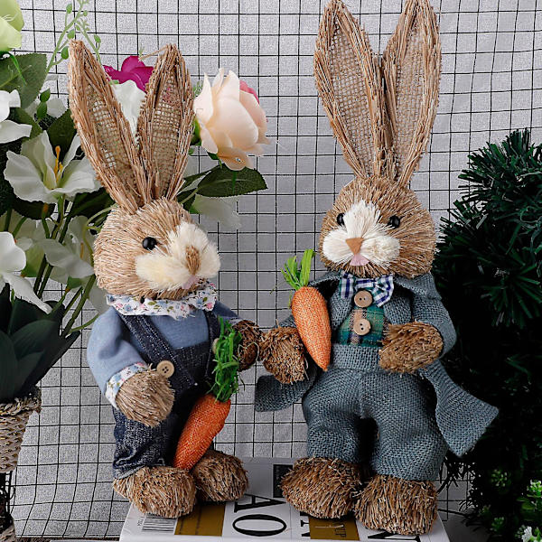 Påskdekorationer Hare Kanin Canvas Ornament M