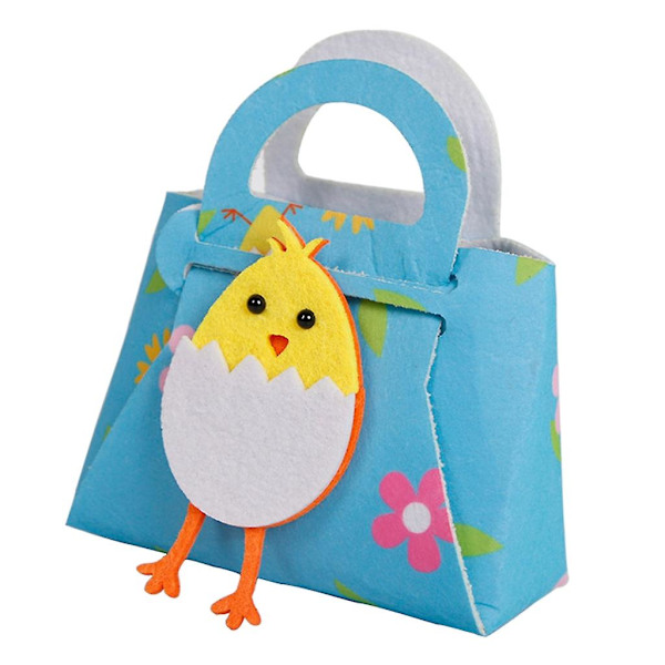 Presentförpackning Påskdag Dekorationer Barn Favorit Godisväska Handväska Tecknade Ägg Korg B 2