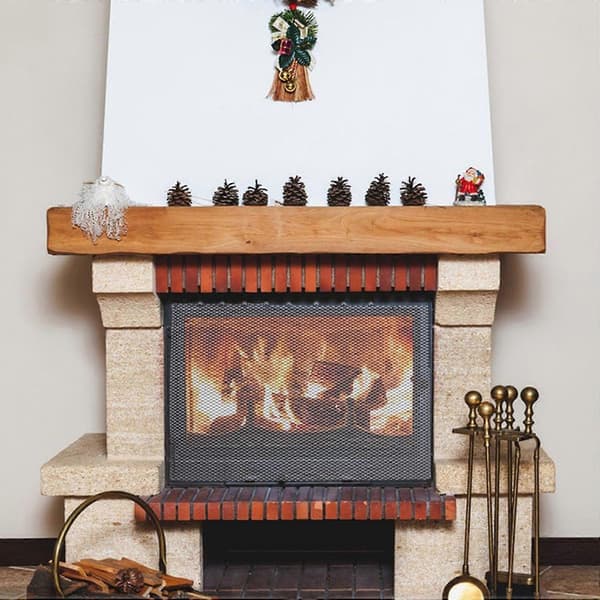 [RM]2025 New Fireplace Net Screen Curtains Prevent Sparks From Damaging Your Fireplace Or Carpet Fireplace Screen Tool