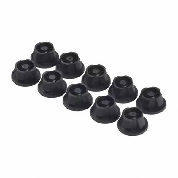 10 stk. motorhættegummiabsorbere til C-klasse W204 C218 E-klasse W212 Black
