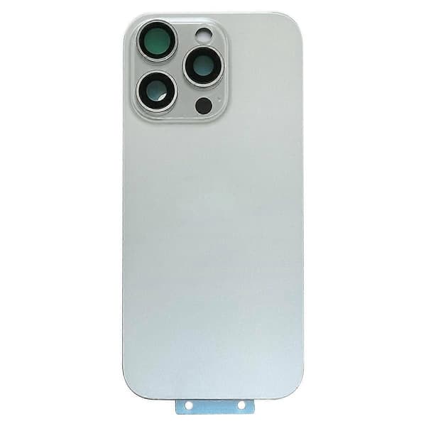 Batterideksel til iPhone 16 Pro Max med brakett, kameralinsebeskytter, magnetisk ring, reservedel